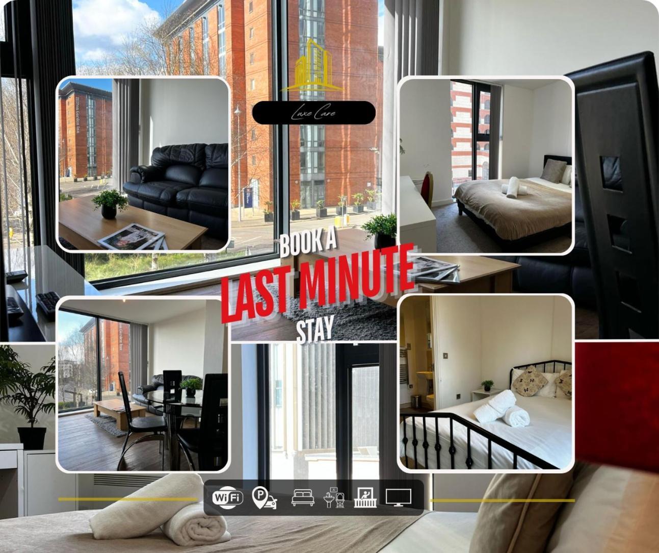 Last-Minute Specials L Book It Now L Sleeps Up To 4 L 2 Bed 2 Bath - Gym - Prime Birmingham Location L Jvt Short Lets Eksteriør billede